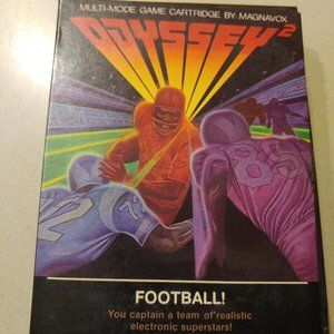 1978 ODYSSEY 2 FOOTBALL! Video Game VINTAGE Complete CIB
